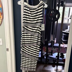 Bailey 44 Monochrome Striped Top